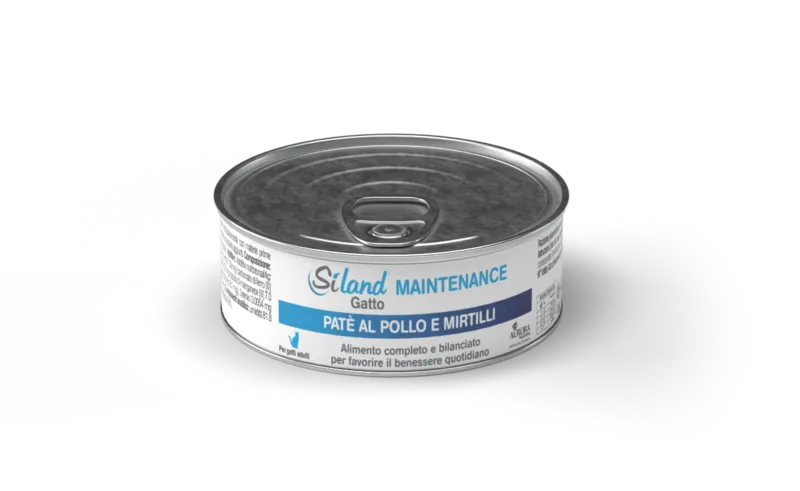 Siland gatto adulto mantenimento pollo mirtillo 85 g - immagine 1
