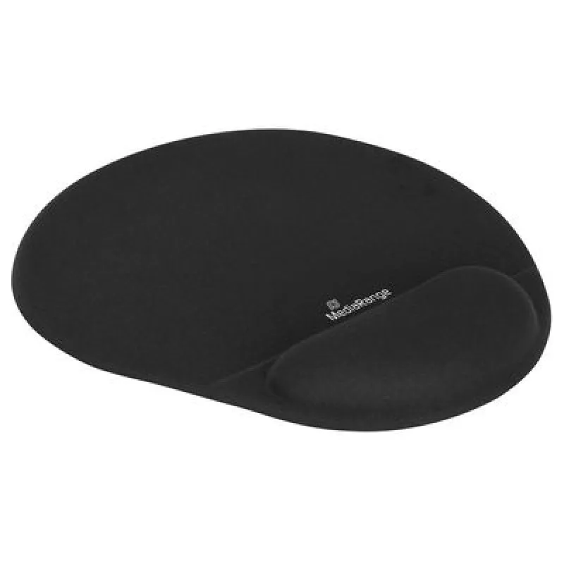 Tappetino per mouse ergonomico nero Mediarange MROS250 - immagine 1