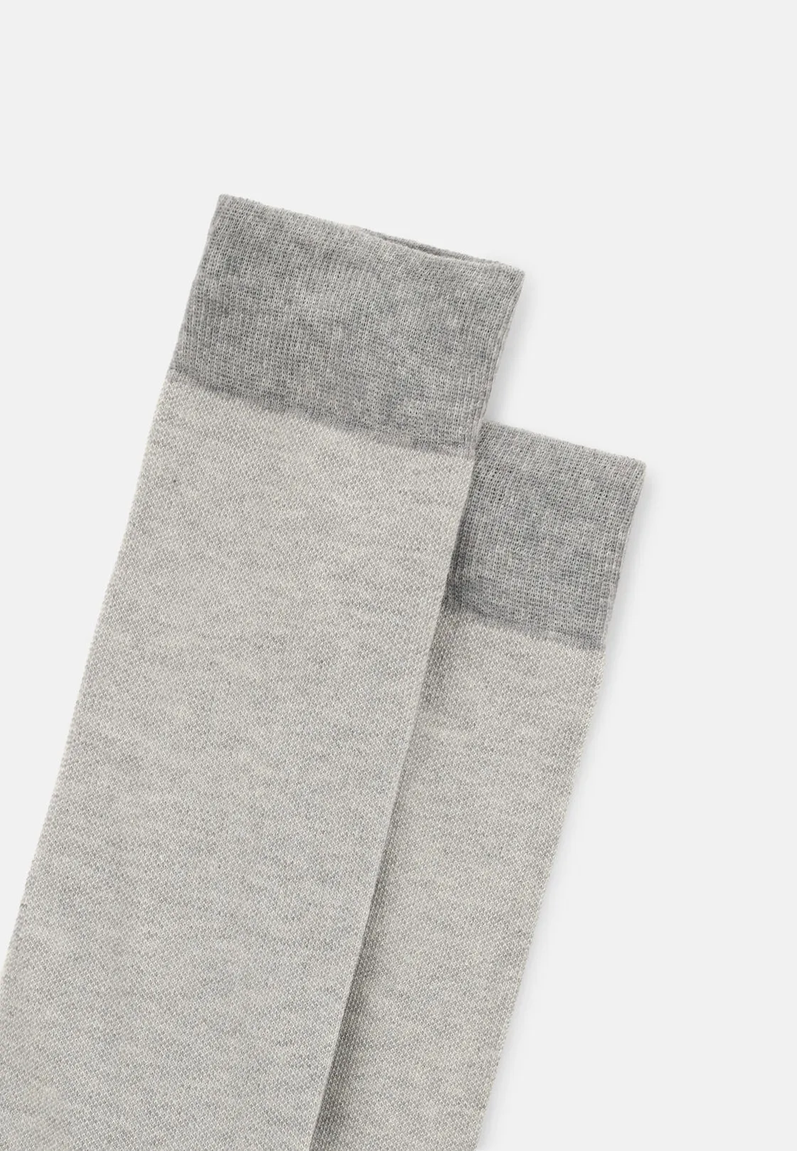 Boggi, Calze Lunghe Motivo Oxford In Misto Cotone, Uomo, Light grey - immagine 3
