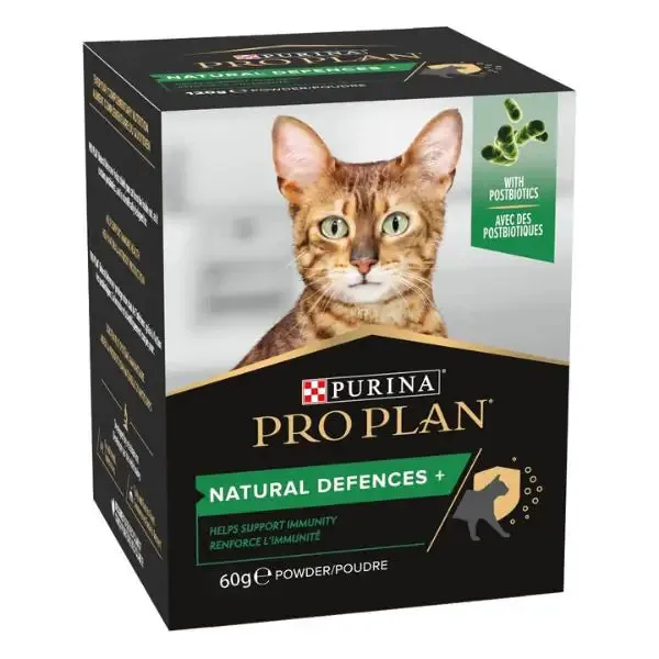 Purina Pro Plan Veterinary Diets Supplement Natural Defences Plus Supporto Polvere per gatti 60 gr - Integratori per gatti - immagine 1