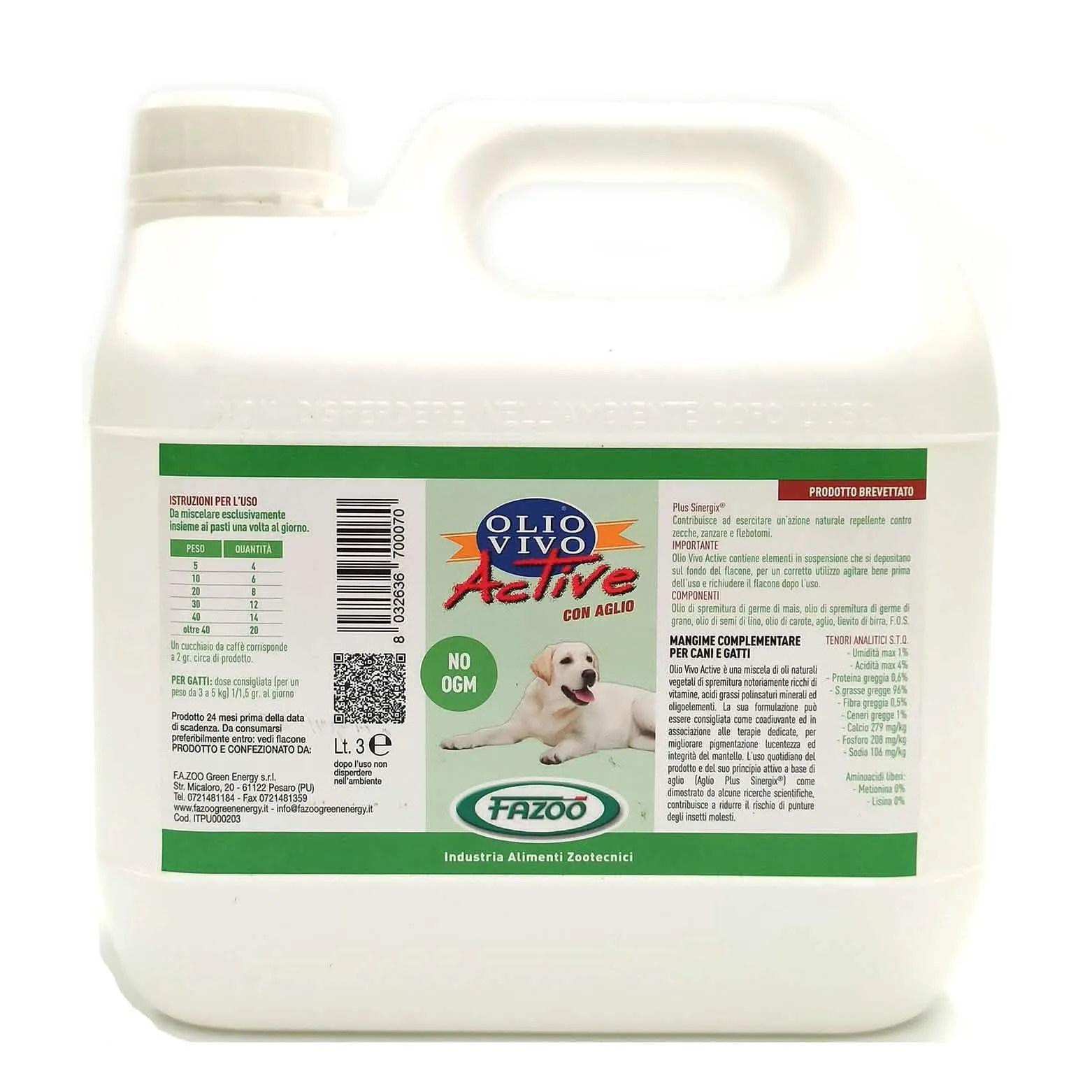 Olio vivo active 3 litri - immagine 1