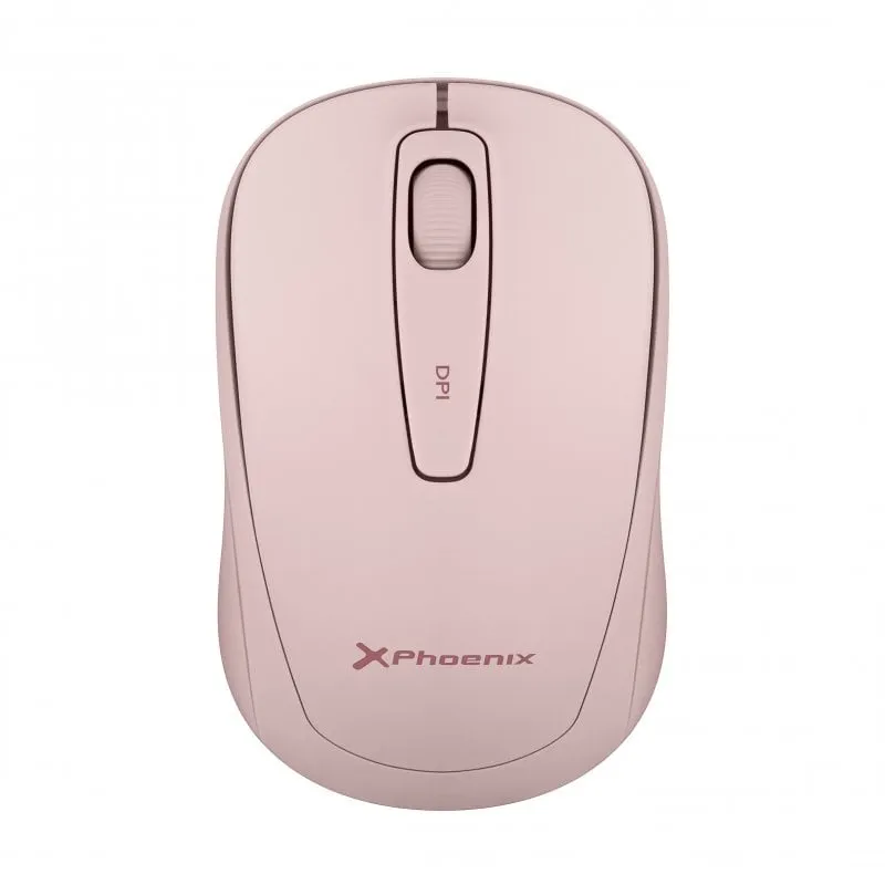 Mouse wireless Phoenix M250 1600 DPI Rosa - immagine 1