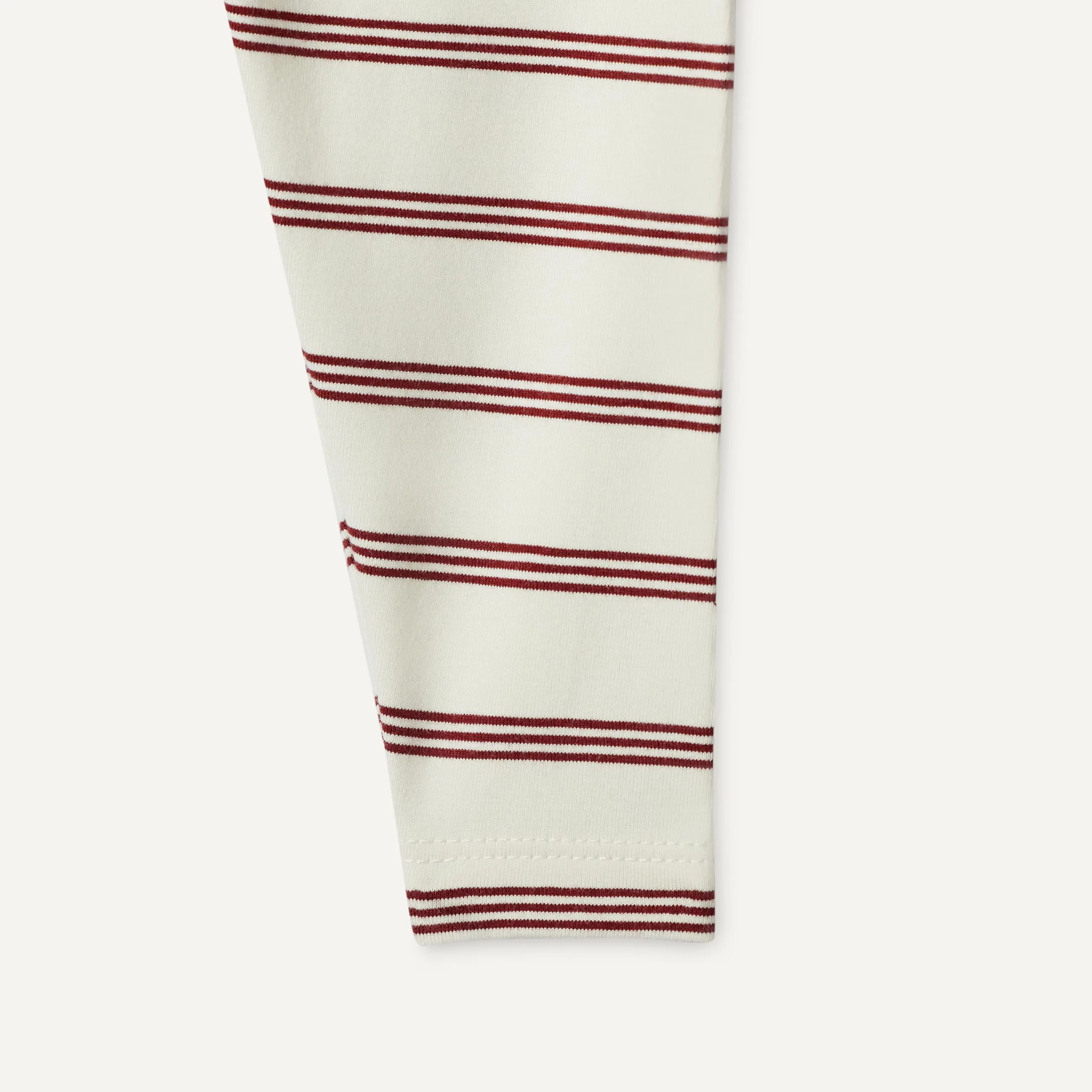 Amazon Essentials x Sofia Grainge Leggings alla Caviglia Traspiranti in Cotone Bimbo 0-24, Confezione da 3, Borgogna/Rosso/Tripe Stripe, 4 anni - immagine 4