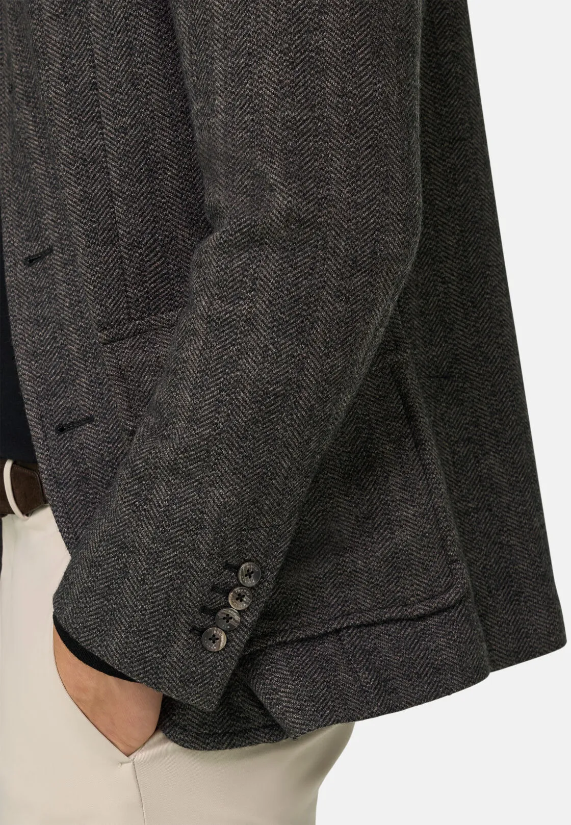 Boggi, Caban Resca In Lana E Cotone, Uomo, Marrone, Taglia: 54 - immagine 3