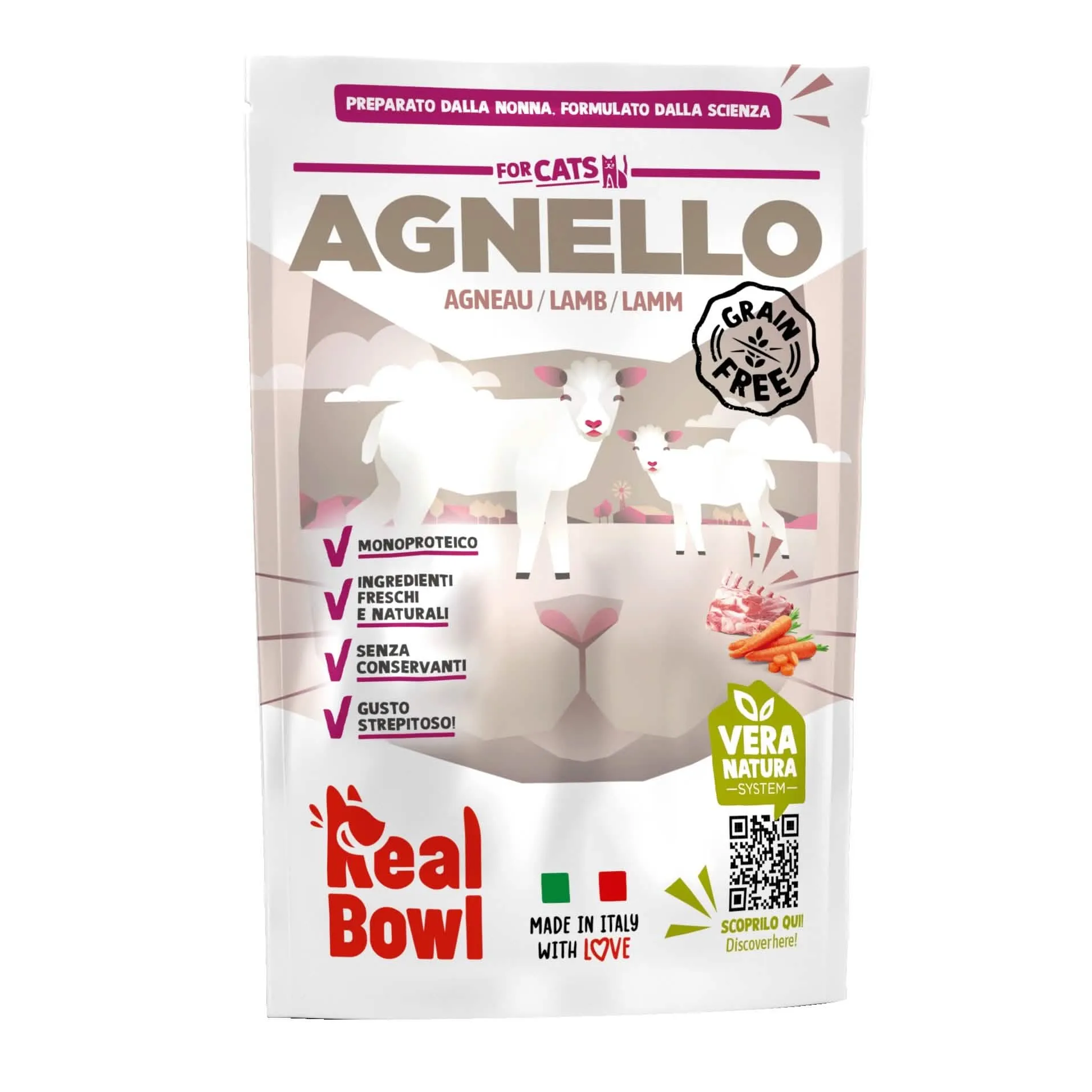 Real bowl busta singola agn senza cereali 160 g - immagine 1