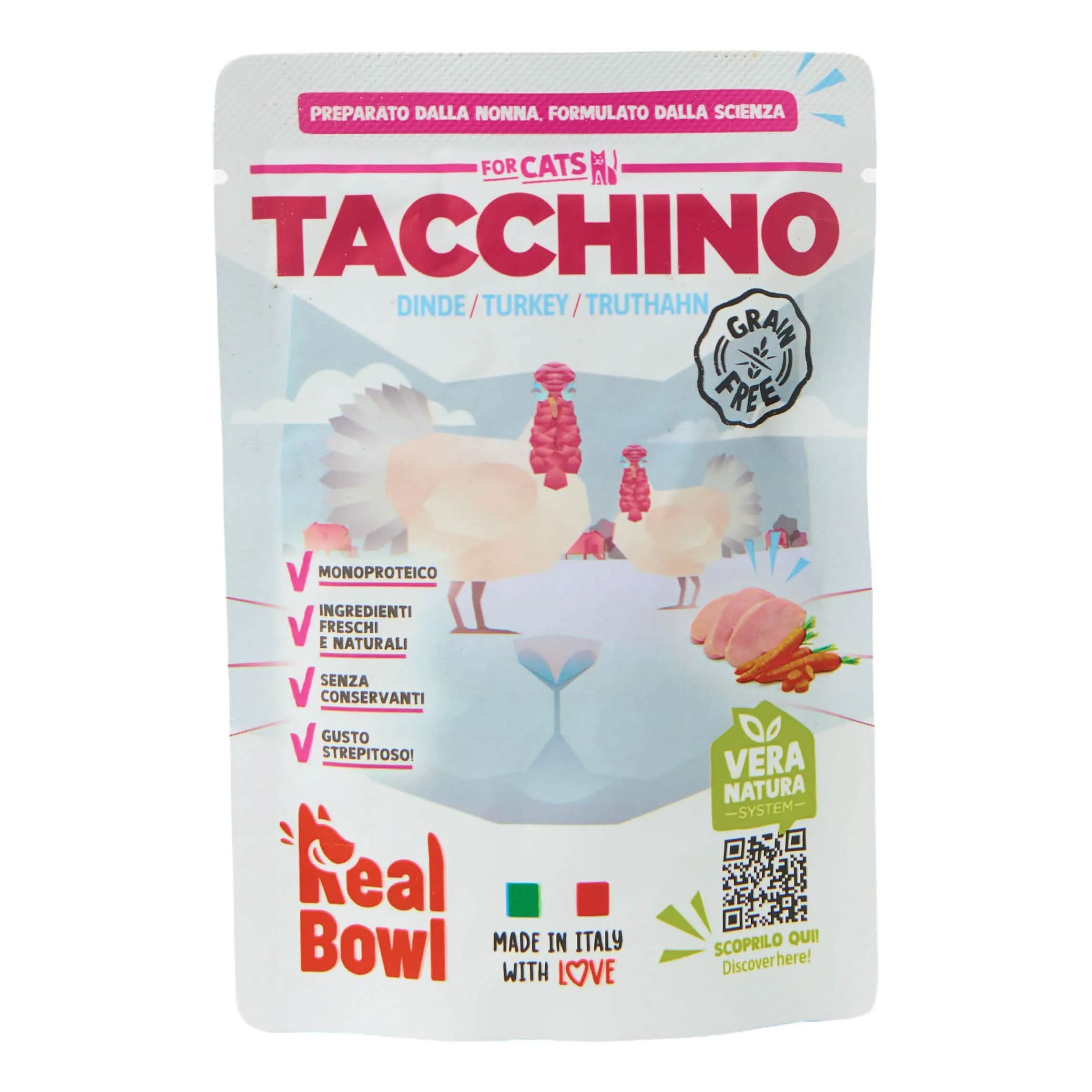 Real bowl busta singola tacch senza cereali 80 g - immagine 1