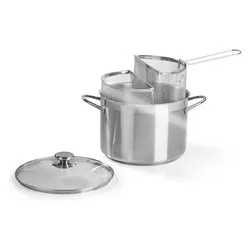 Cuoci pasta Inox 18/10 (24cm) 2 cestelli microforati 421049524 - immagine 1