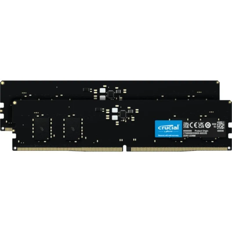 Crucial Ct2k8g48c40u5 DDR5 4800 MHz PC5-38400 16 GB 2x8 GB CL40 - immagine 1