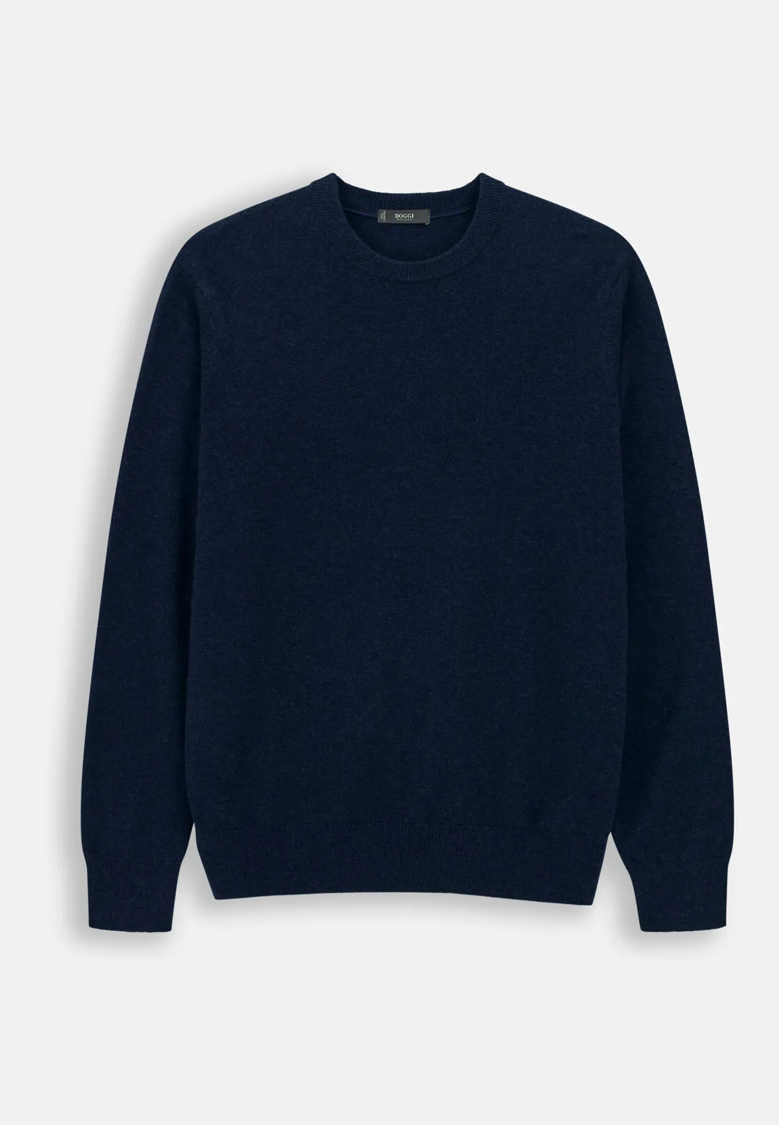 Boggi, Maglia Girocollo In Lana E Cashmere, Uomo, Navy, Taglia: M - immagine 5