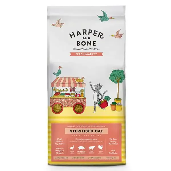 Harper and Bone Sterilised Cat Grain Free Fresh market 5 kg - Croccantini per gatti - immagine 1