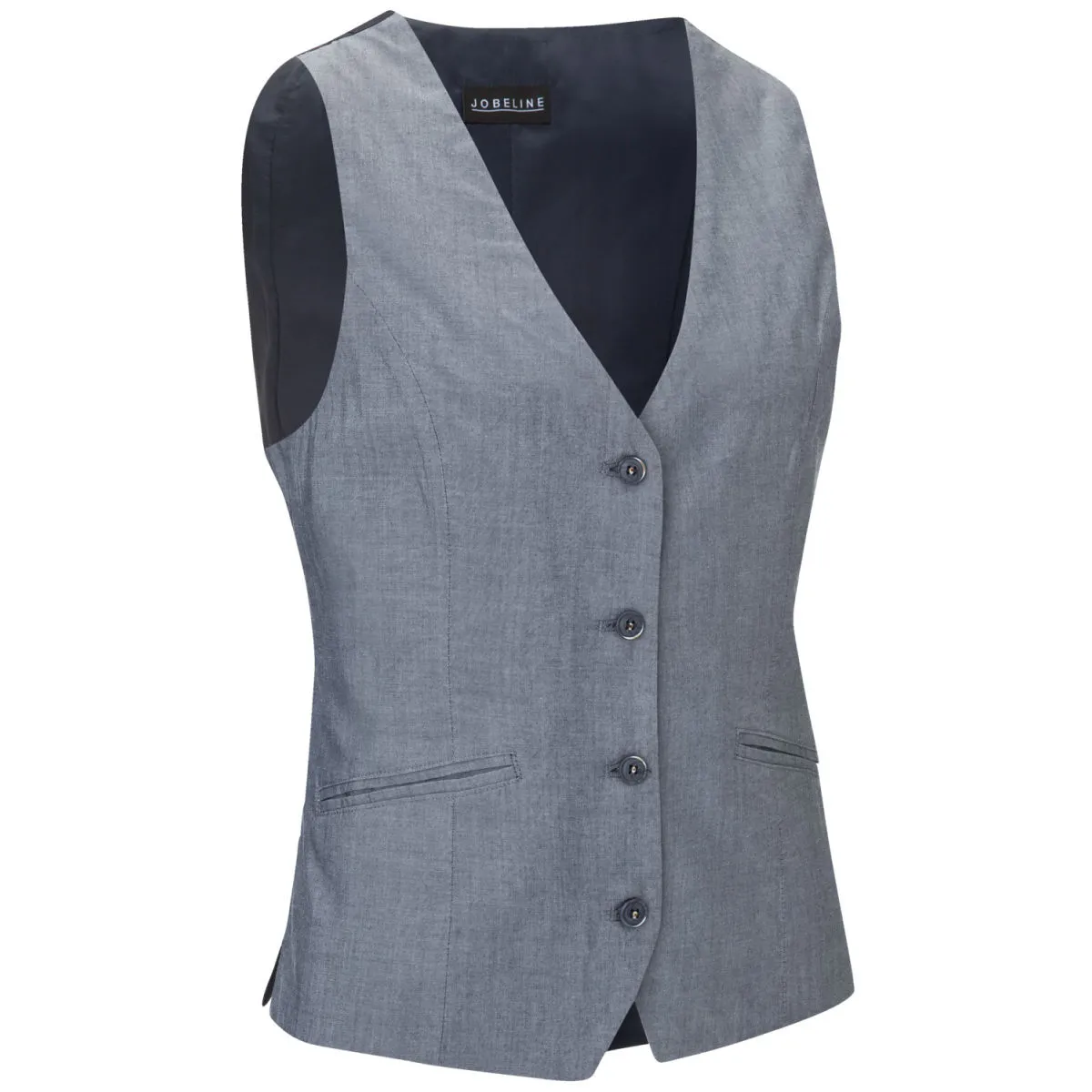 JOBELINE Gilet da cameriera Blake; Taglia 42; blu chiaro - immagine 1
