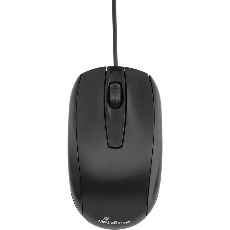Mouse ottico Mediarange MROS211 1000 DPI Nero - immagine 1