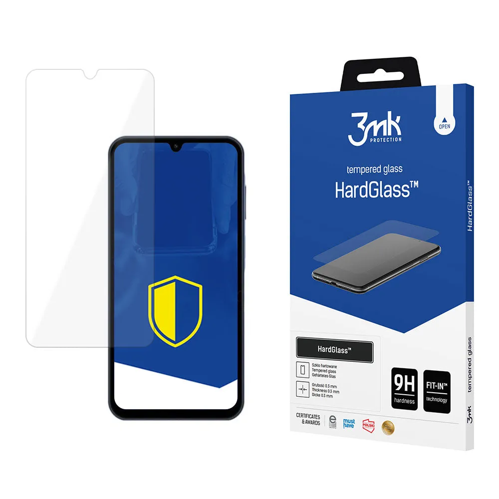 Pellicola protettiva per schermo 3MK HardGlass per Samsung Galaxy A15 5G A156 / A15 A155 / A25 A256, Vetro temperato, Full Glue - immagine 1