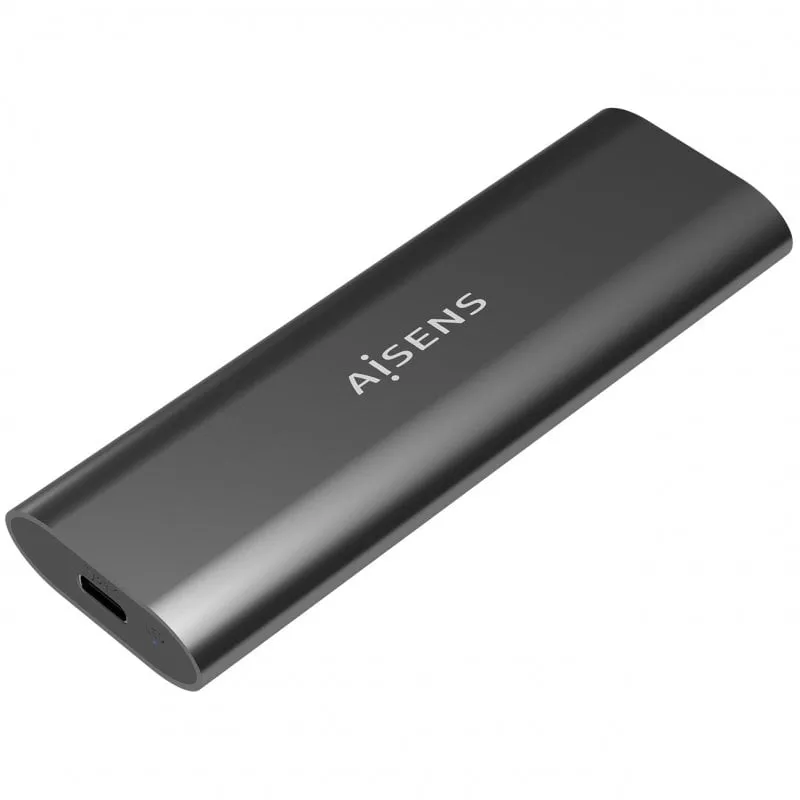 Custodia esterna Aisens ASM2-015GR per unità SSD M.2 SATA/NVMe USB-C - immagine 1