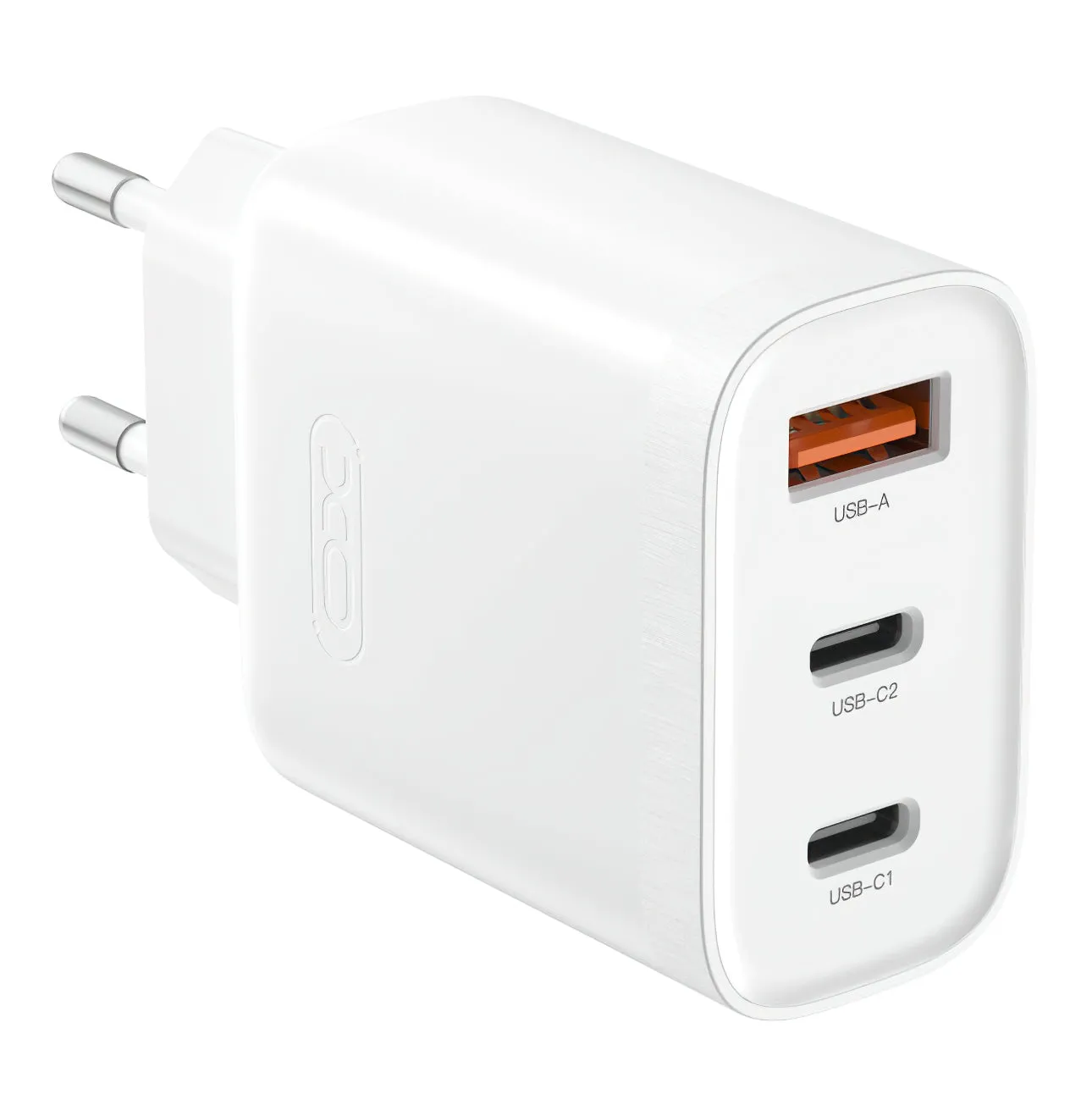 Caricabatterie di rete XO Design L117, 45 W, 3 A, 1 x USB-A - 2 x USB-C, bianco - immagine 1