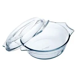 Pirofila Vetro temperato (21,5x18x8,5cm) con coperchio 0,3 lt Trasparente 207AC00 2043 OCU - immagine 1