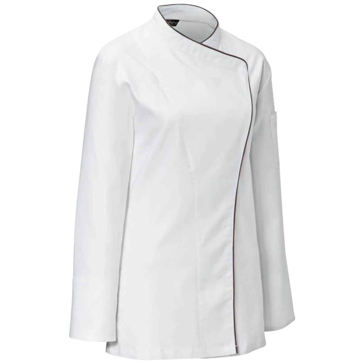 JOBELINE Giacca da cuoca Delight; Taglia 54; bianco/tortora - immagine 1