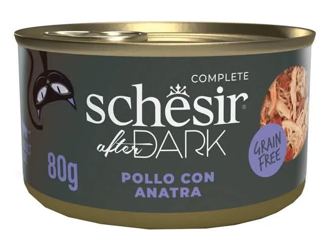 Schesir cat after dark pollo con anatra 80 g - immagine 1