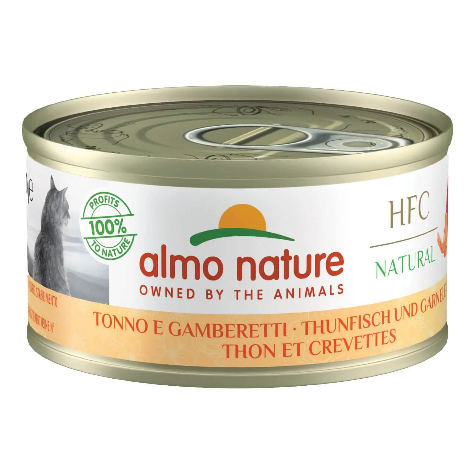 Almo Nature Cat Tonno Gamberi 70g - immagine 1