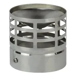 Fumaiolo (8cm) PELLET LINE Inox satinato AL824 - immagine 1