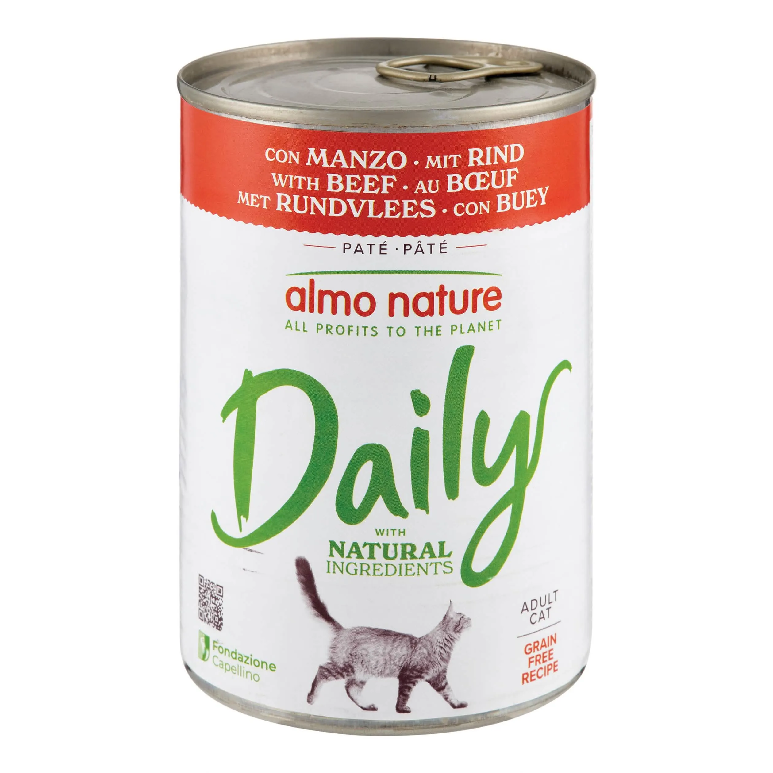 Almo Nature Cats Daily Menu con Manzo 400g - immagine 1