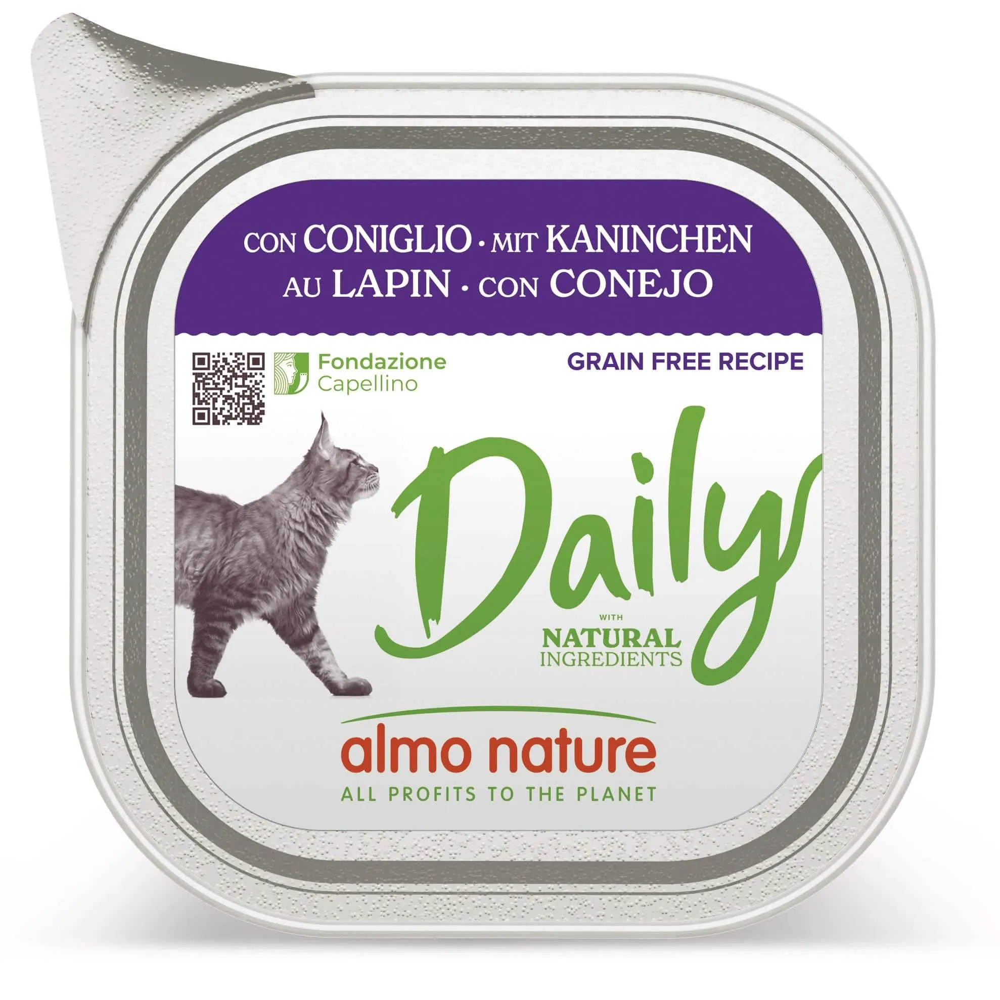 Daily menu cats coniglio 100 g - immagine 1