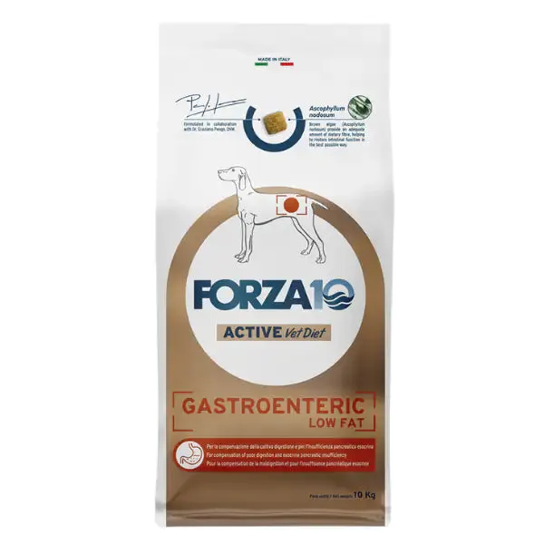 Forza10 Active Cane Gastroenteric Low Fat 10 kg - Croccantini per cani - immagine 1