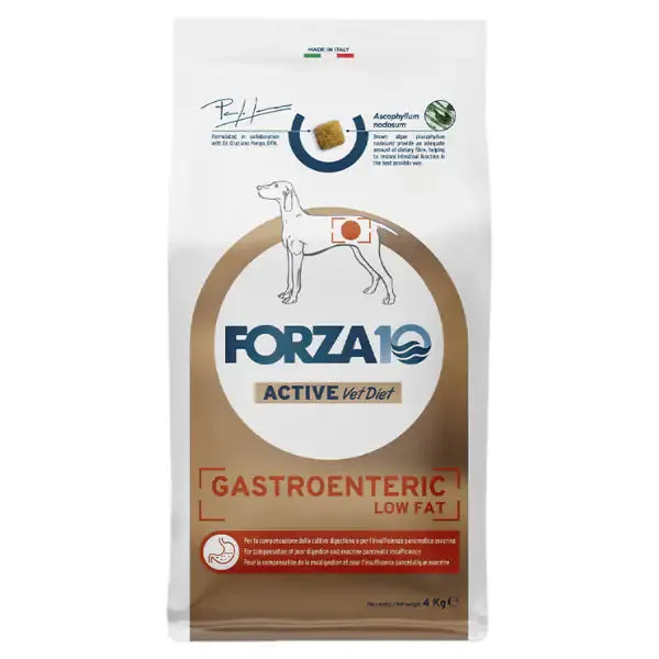 Forza10 Active Cane Gastroenteric Low Fat 4 kg - Croccantini per cani - immagine 1