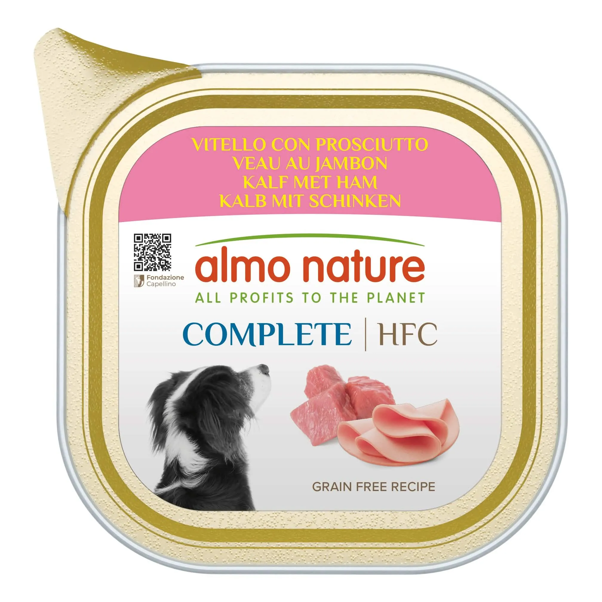 Hfc dog complete vitello prosciutto 150 g - immagine 1