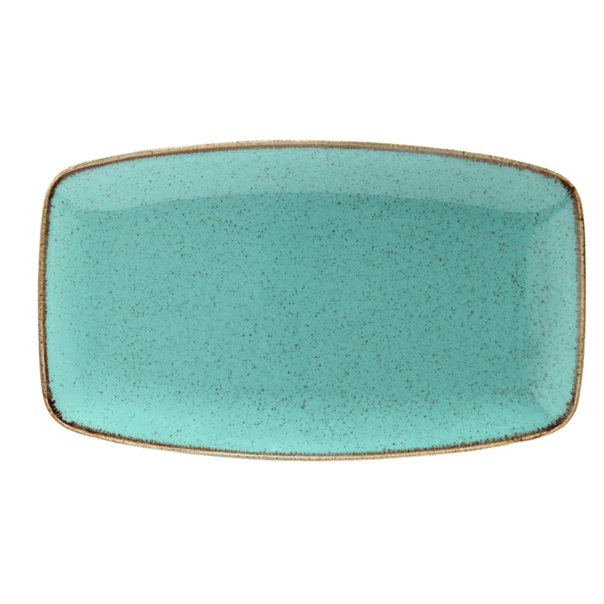 6x VEGA Piatto da portata Sidina rettangolare, angoli arrotondati; 31x18x2.5 cm (LxLxH); turchese; rettangolare; 6 pz. / Pacco - immagine 1
