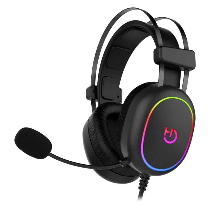 Cuffie da gioco nere Hiditec Erys ARGB - immagine 1