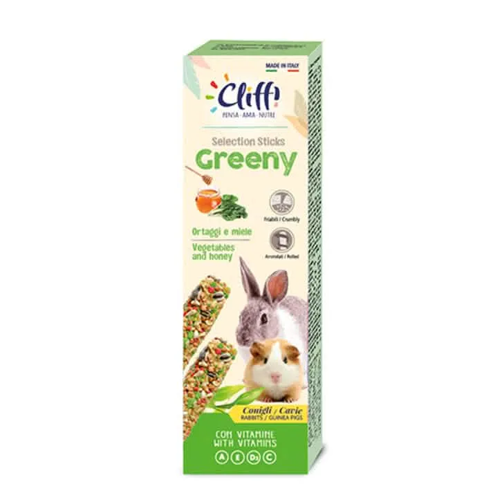 Cliffi sticks conigli cavie con ortaggi e miele geeny 110 g - immagine 1