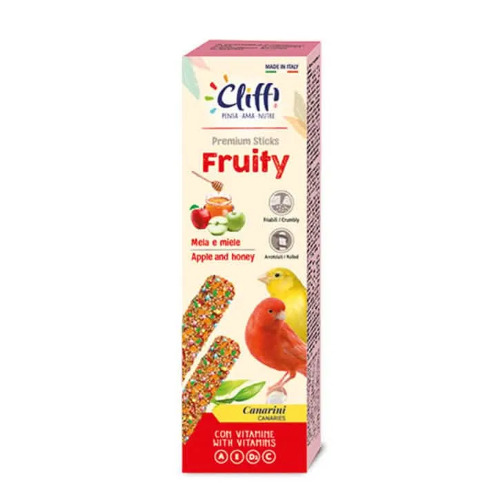 Cliffi sticks canarini con frutta e miele fruity 60 g pcoa411 - immagine 1