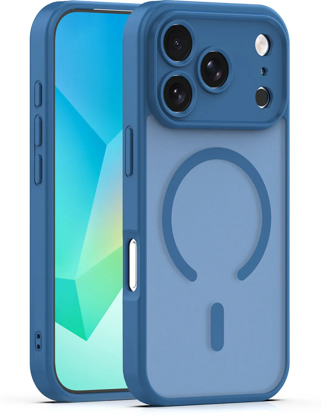 Custodia MagSafe per Apple iPhone 18 Pro Max / 17 Pro Max, Etteri, Matt Mag, Blu Navy - immagine 1