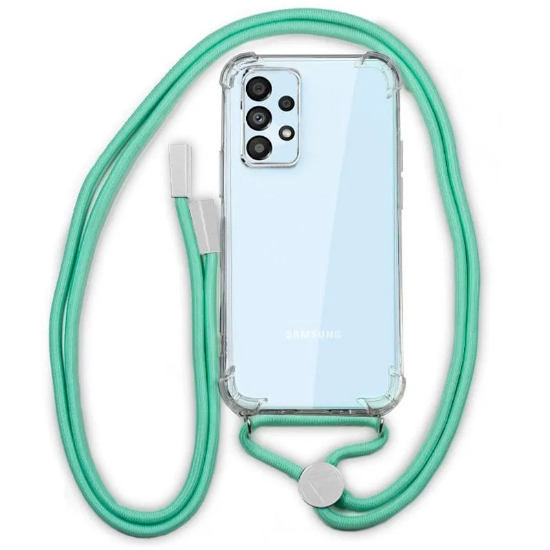 Custodia con cordino Cool Mint per Samsung A135/Galaxy A13 - immagine 1