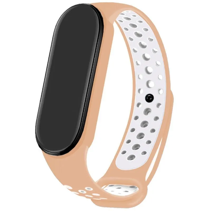 Cinturino sportivo rosa freddo per Xiaomi Mi Band 5/6/7/Amazfit Band 5 - immagine 1