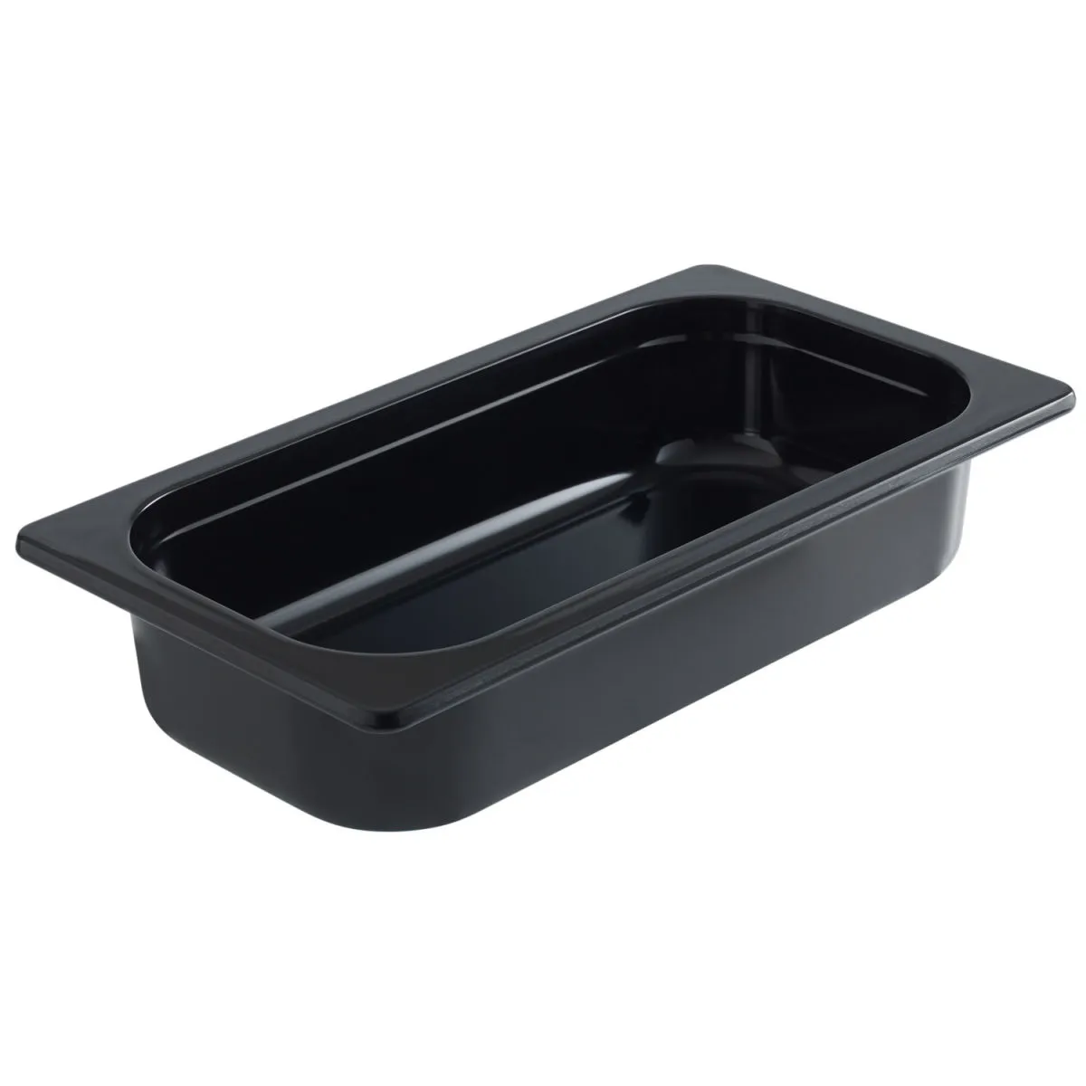 VEGA Contenitore gastronorm 1/3; GN 1/3, 2 l, 32.5x17.6x6.5 cm (LxLxP); nero - immagine 1