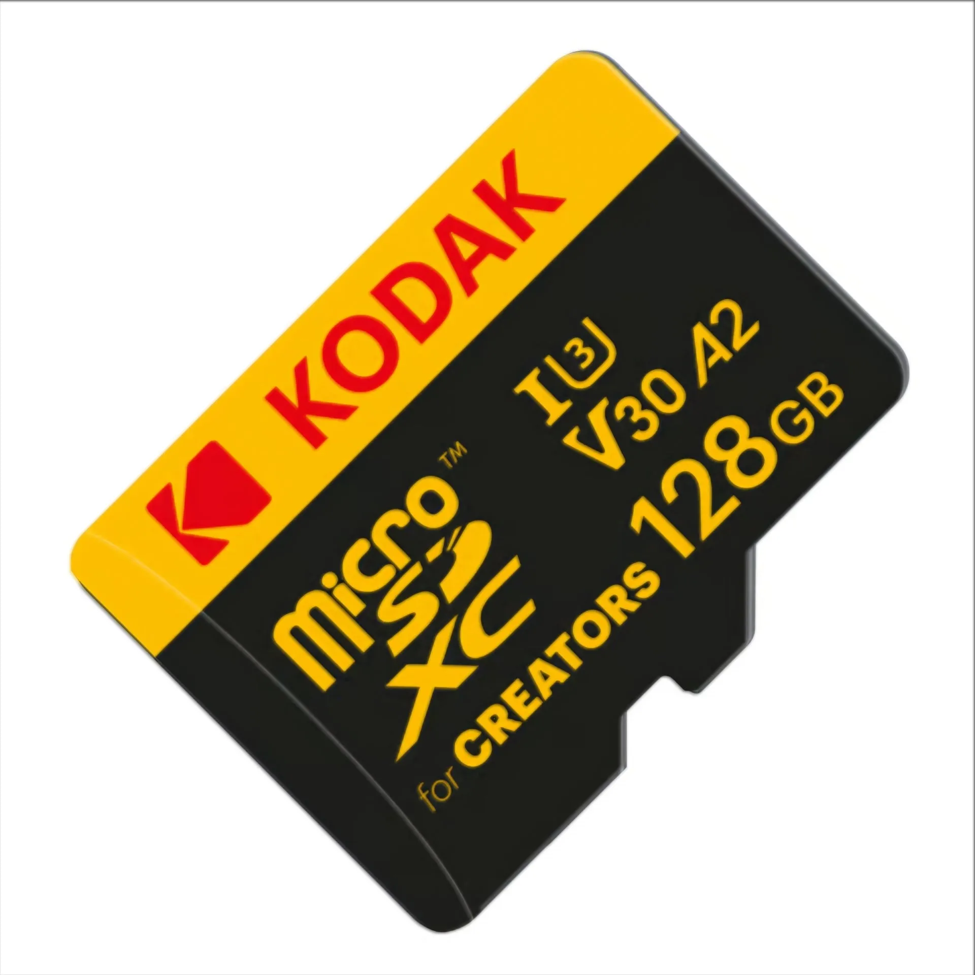 Scheda di memoria microSDXC Kodak for Creators, 128Gb, Classe 10 / UHS-1 U3, con adattatore EKMSDM128GXCU3CR - immagine 1
