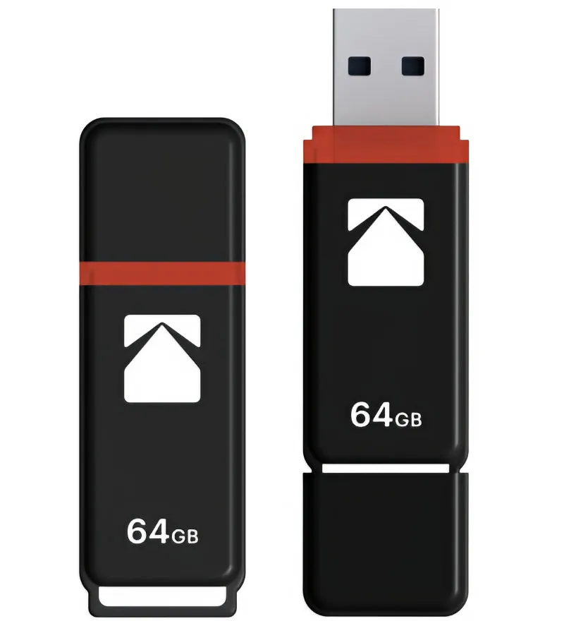 Memoria Esterna USB-A Kodak K102, 64Gb EKMMD64GK102 - immagine 1