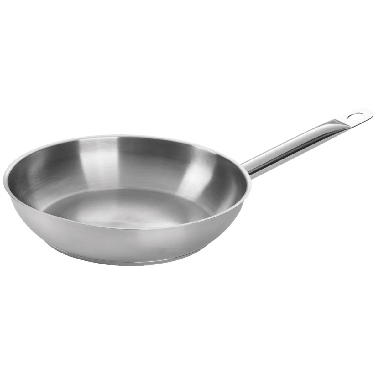 VEGA Padella senza rivestimento; 24x5.5 cm (ØxH); acciaio inox; rotonda - immagine 1