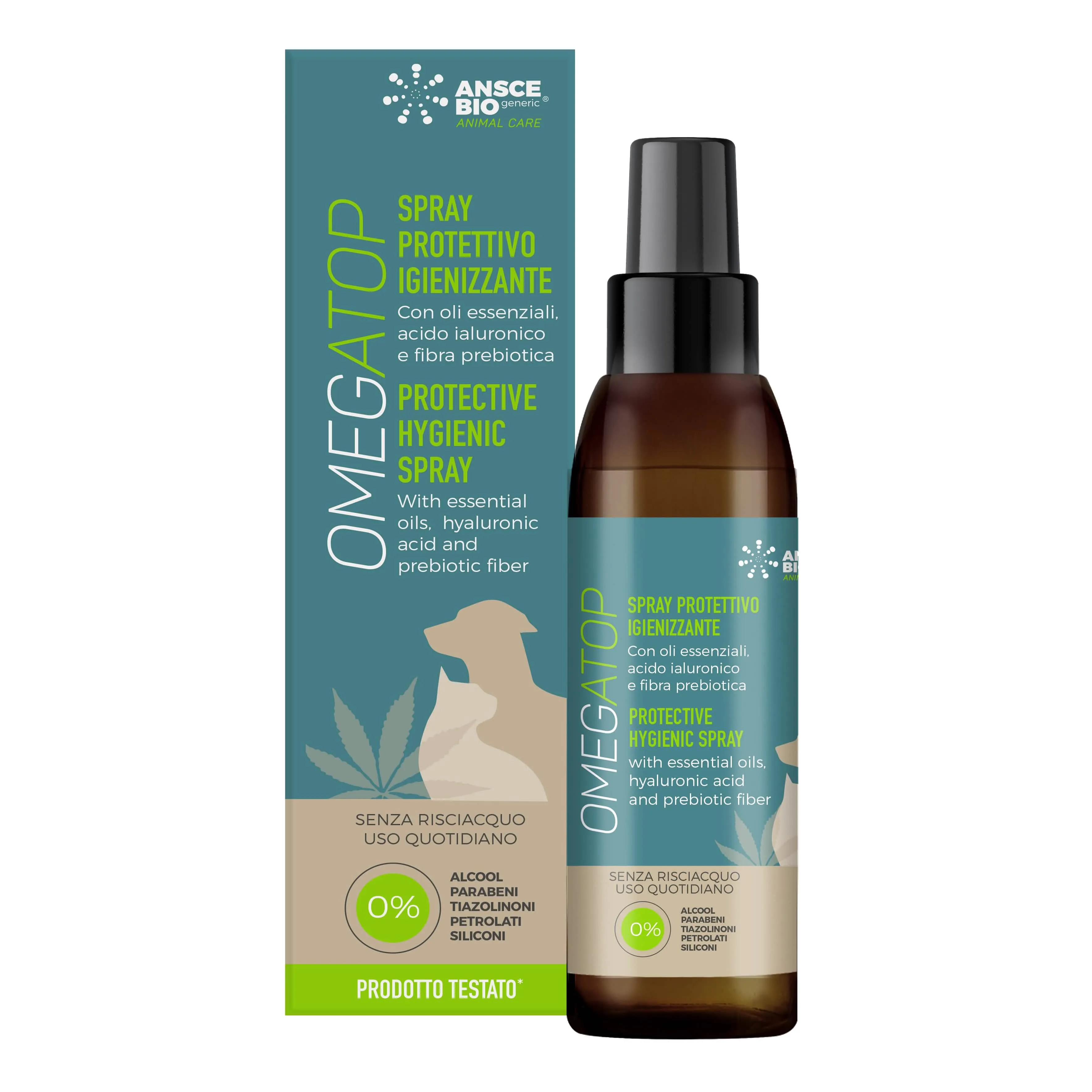 Omegatop spray igienizzante protettivo 150 ml - immagine 1