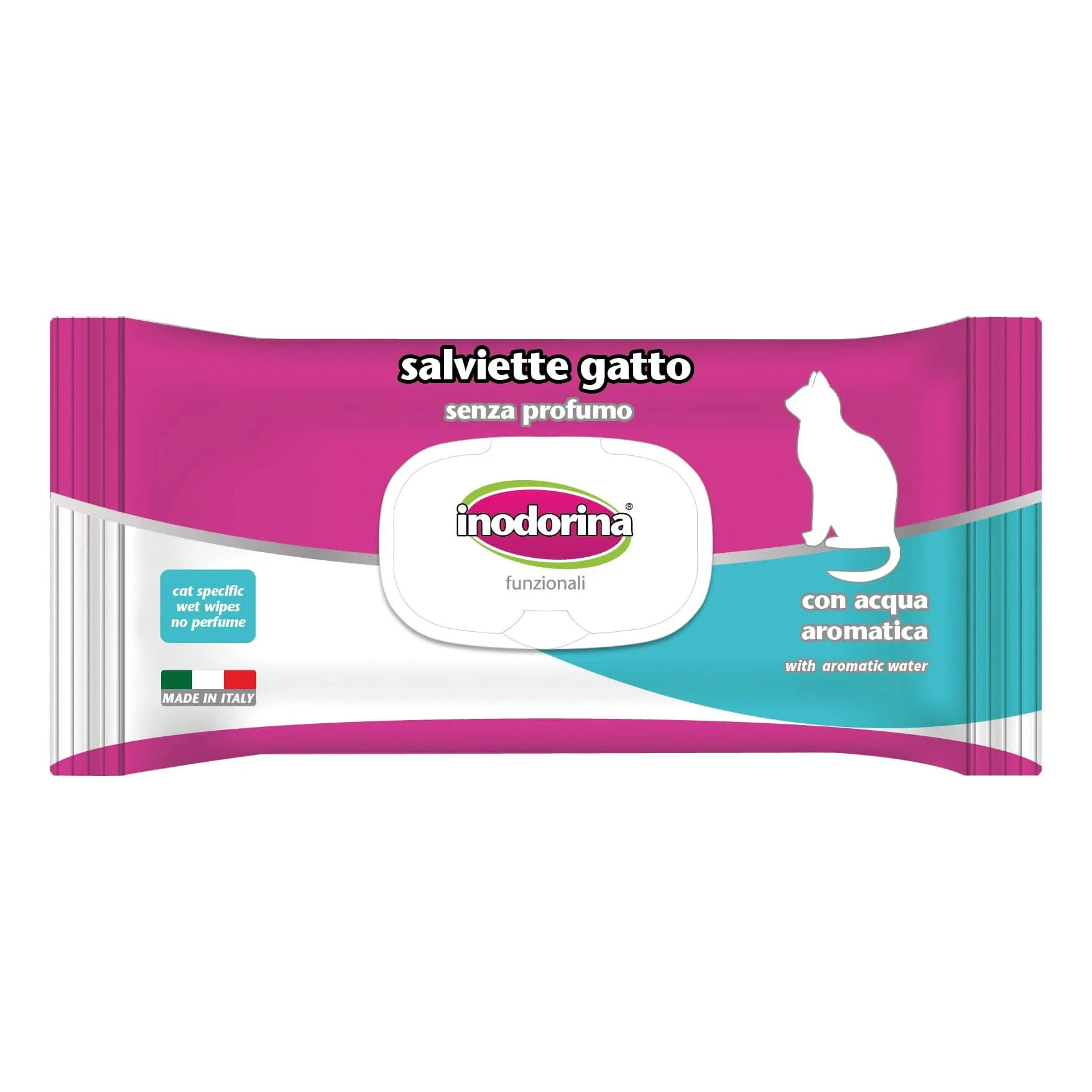 Inodorina funzionale salviette gatto 40 pezzi - immagine 1