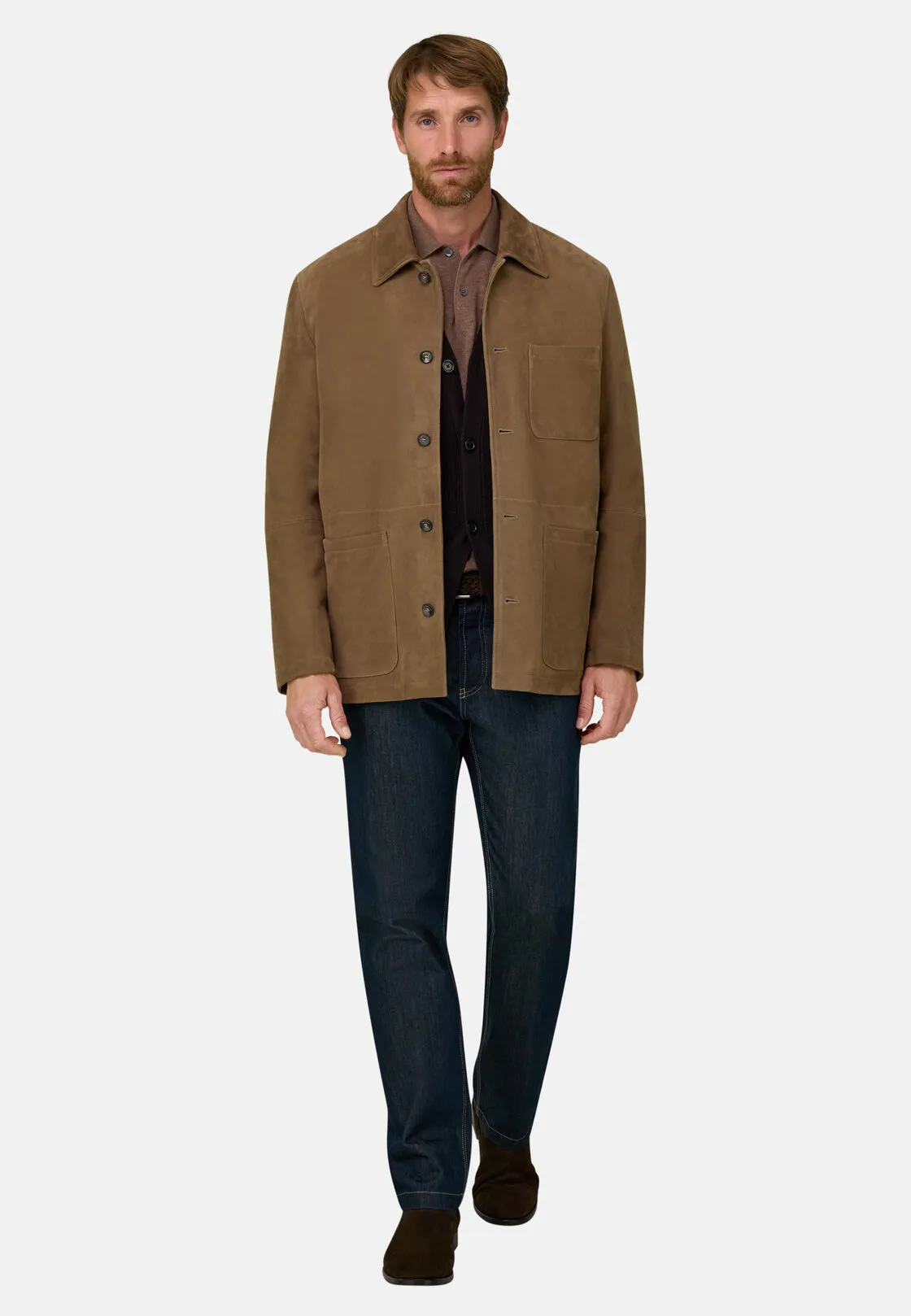 Boggi, Giacca Camicia In Pelle, Uomo, , Taglia: L - immagine 2