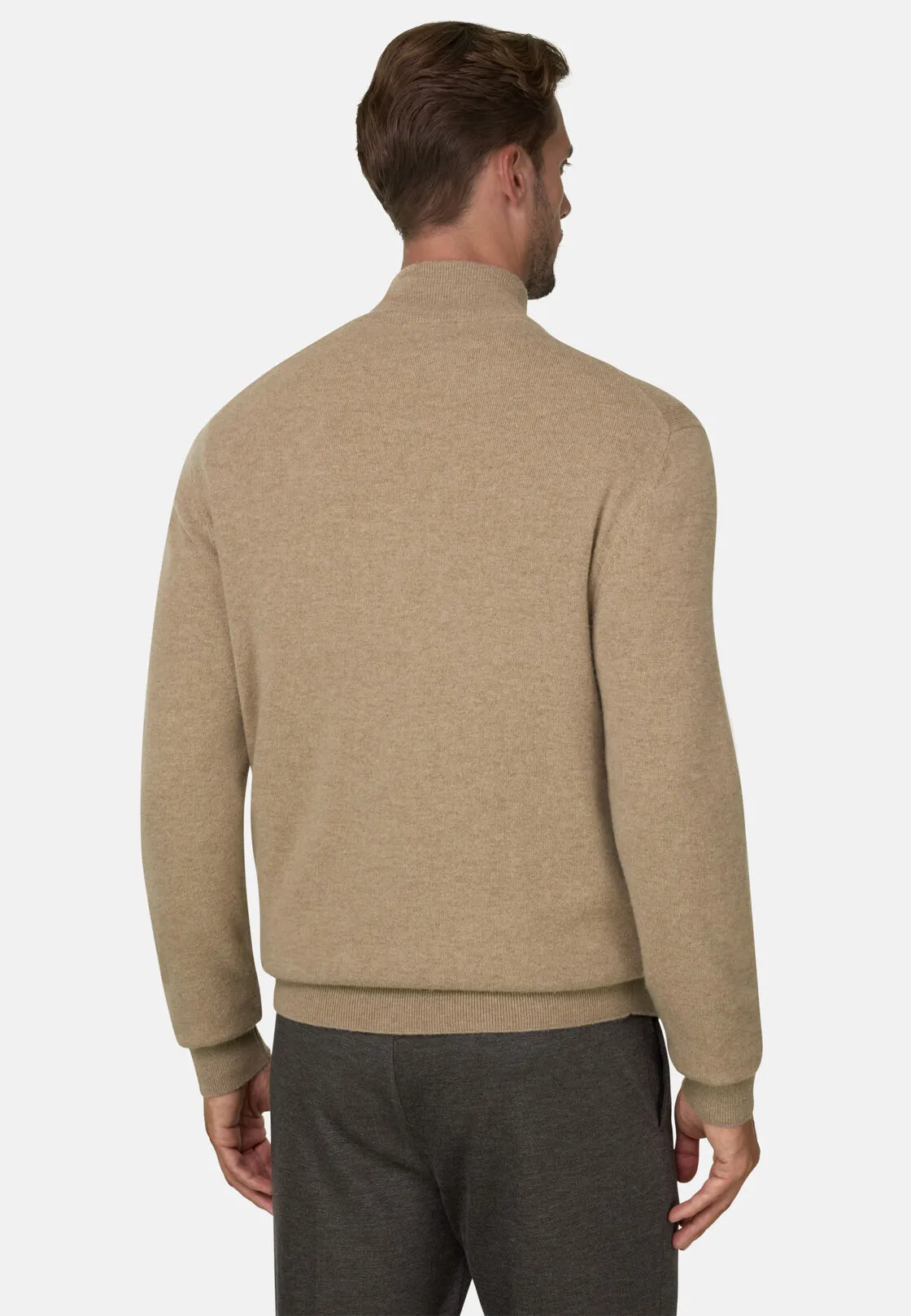 Boggi, Lupetto Full Zip In Lana Cashmere Melange, Uomo, , Taglia: L - immagine 4