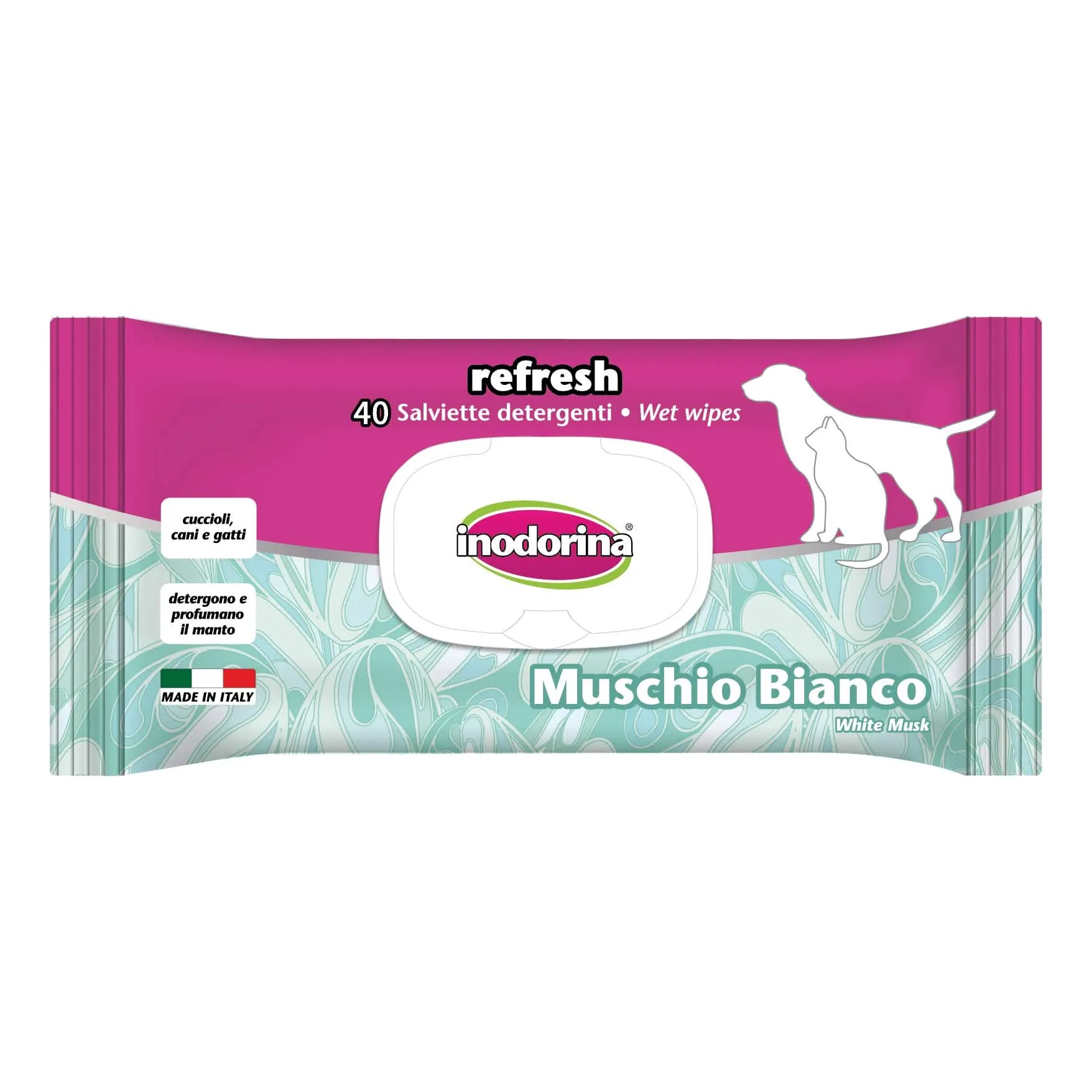 Inodorina salviette muschio 40 pezzi - immagine 1