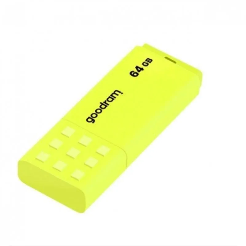 Unità flash USB GoodRam UME2 64GB USB 2.0 Tappo Giallo Antiscivolo - immagine 1