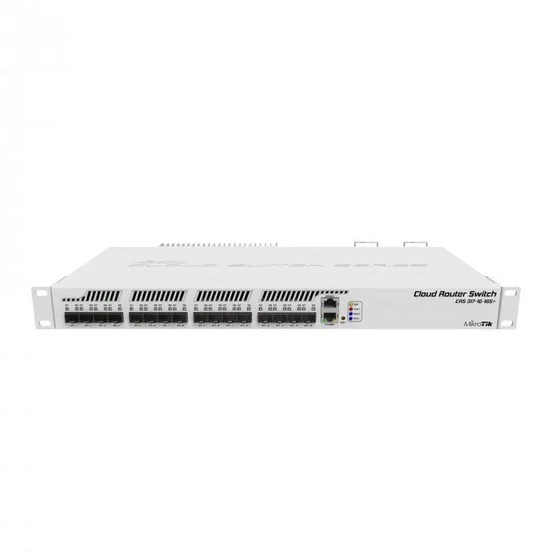 Switch gestito MikroTik CRS317-1G-16S+RM L3 1U 16 porte SFP+ - immagine 1