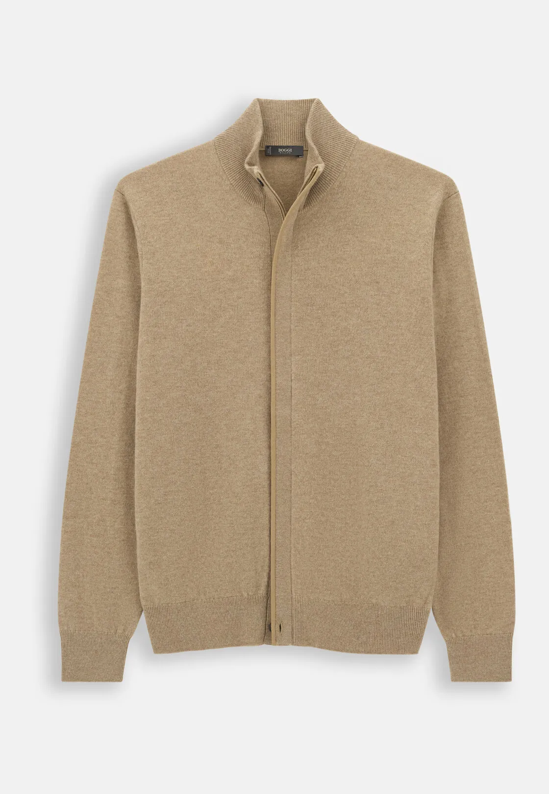 Boggi, Lupetto Full Zip In Lana Cashmere Melange, Uomo, , Taglia: XXL - immagine 5