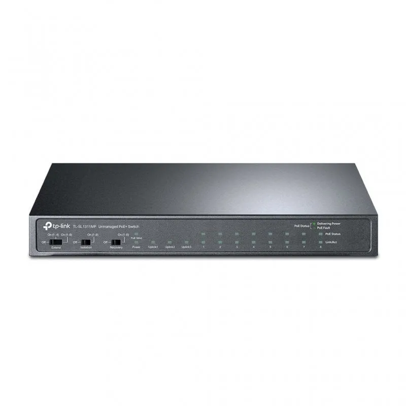 Switch TP-Link TL-SL1311MP 8 porte PoE+ 2 Gigabit + 1 SFP - immagine 1