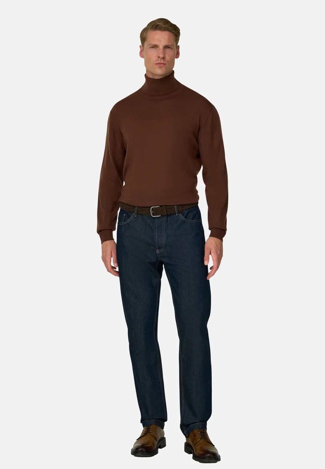 Boggi, Jeans In Denim Blu Scuro, Uomo, Blu Scuro, Taglia: 34 - immagine 2